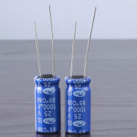 10 шт./20 шт. оригинальный новый алюминиевый электролитический конденсатор SAMWHA в Южной Корее 25 в 1000 мкФ 25 в 10x20 SD Синий халат 85 градусов