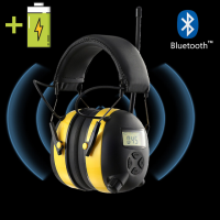 Защита слуха Bluetooth наушники шумоподавляющие наушники AM/FM радио беспроводные наушники снижение защитные наушники