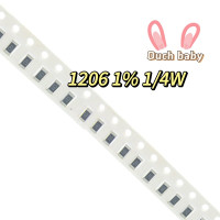 100 шт. 1206 SMD резистор 1/4 Вт 1% к 1,02 к 1,24 к 2,1 к 2,49 к 3,01 к 4,02 к 4,99 к 6,04 к 10,2 К 14 к 16,9 к 21 к 24,9 к 28 к 40,2 к 60,4 K-ohm