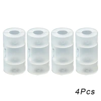 2/4 шт., прозрачные переходники для батарей AA на C, 5 х2, 5 см