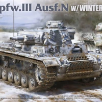 TAKOM 8011 масштаб 1/35 Pz.Kpfw.III Ausf.N w/набор моделей WINTERKETTEN