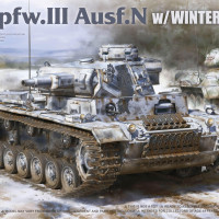 TAKOM 8011 1/35 Pz.Kpfw.III Ausf.N w/набор моделей WINTERKETTEN