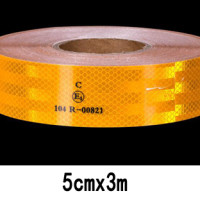 Самоклеящаяся светоотражающая лента для автомобиля в ассортименте, 3 м