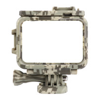 Go Pro 12 камуфляжная рамка пластиковый корпус защитный чехол для Gopro Hero 11 10 9 Черные Аксессуары для экшн-камеры