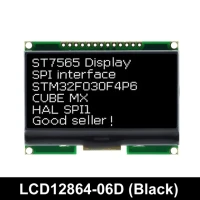 Lcd12864 12864-06D, 12864, ЖК-модуль, COG, с китайским шрифтом, матричный экран, интерфейс SPI