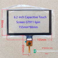 Емкостный сенсорный экран 4,3/5/6.2/6.5/6.9/7/8/9/10.1 дюймовый, сенсорная панель с цифровым преобразователем, GT911 928 9271 615, универсальный
