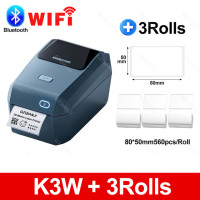 Новейший настольный принтер Niimbot K3 для печати этикеток со штрих-кодом 80 мм термопечать Bluetooth Wifi USB Мобильная машина для малого бизнеса