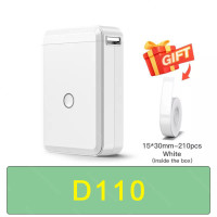 Принтер для этикеток Niimbot D110, беспроводной принтер для этикеток, несколько шаблонов, для телефона, офиса и дома