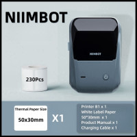 Принтер для этикеток Niimbot B1/ b21, термопринтер для этикеток с Bluetooth, портативный карманный производитель этикеток, самоклеящийся производитель этикеток