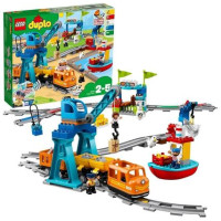 LEGO -   Грузовой поезд ® DUPLO® 10875 - Набор для изготовления детских игрушек (105 штук)