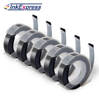 Лента для 3D тиснения, пластиковая этикетки с тиснением, совместимая с Dymo Motex E101 E-202 1540, 9 мм