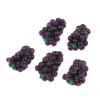 5 шт./компл. новые творческие 1:12 кукольный домик миниатюрные Фрукты Виноград Мини имитация фруктов для кукольного дома Декор детские игрушки