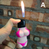 1 шт. Водонепроницаемые силиконовые защитные чехлы для зажигалки, креативное сексуальное тело, зажигалка, аксессуары для пар, подарки для влюбленных, чехол для зажигалок