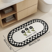 Набор нескользящих резиновых ковриков для ванной, впитывающие Придверные коврики для ванной, боковой напольный ковер для ванной, домашний декор