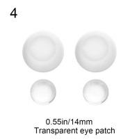 1 комплект, 8-26 мм, безопасная детская полукруглая нашивка для глазного яблока, прозрачная и черная нашивка для глаз, «сделай сам», игрушки для кукол, аксессуары, подарки