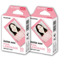 Фотобумага Fujifilm Pink Lemonade Instax Mini, 10/20/30 листов, фотобумага для Fuji Mini 11 8 9 7s 25 26 70 90, фотобумага для фотоаппарата