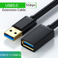 Удлинительный кабель USB 3,0 между мужчинами и женщинами, кабель для быстрой передачи данных для ПК, ТВ, автомобильный видеорегистратор, жесткий диск, USB 3,0 2,0, кабель-удлинитель