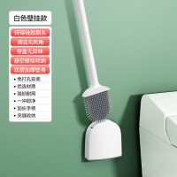 Подвесная силиконовая Щетка Для Чистки унитаза с длинной ручкой, гибкий очиститель, щетка для ванной комнаты, Быстросохнущий держатель, аксессуары для ванной комнаты