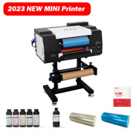 Proцветной 2 в 1 УФ Dtf принтер A3 Dual Xp600 печатающая головка наклейка принтер с подставкой для Uv Dtf обертки для чашек lrрегулярная форма поверхности