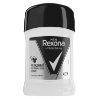 Rexona Дезодорант антиперспирант-карандаш for men Невидимый на черной и белой одежде, 50 мл