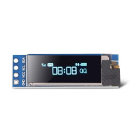 Плата SSD136 для Arduino, 0,91 дюйма, 6Pin, IIC I2C SPI интерфейс OLED, Белый/Синий ЖК-дисплей, модуль 0,91 дюйма