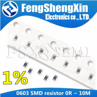 100 шт./лот 0603 SMD резистор 0R ~ 10 м 1/10 Вт 1% резисторы 0 1 10 100 150 220 330 Ом 1K 2,2 K 10K 100K 0R 1R 10R 100R 150R 220R 330R