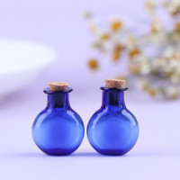 Новинка; Лидер продаж! 2 шт. 1:12 кукольный домик миниатюра Стекло Цвет пробки для бутылок маленькие бутылки банку бутылек модель для кукольного домика украшения