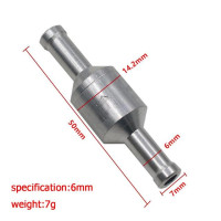 Односторонний обратный клапан из алюминиевого сплава для топлива, бензиновых и дизельных автомобилей, автомобилей, вертолетов, мотоциклов
