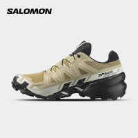 salomon薩洛蒙男款防水越野跑鞋黑色運動低幫SPEEDCROSS 6 GTX