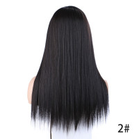 Лидия длинные прямые синтетические парики для женщин черный ежедневно термостойкие Футура смешанные волосы естественный вид блонд Омбре 20 дюймов
