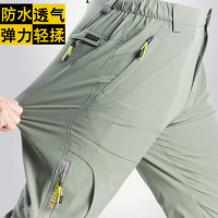 戶外速乾褲男輕薄款透氣運動快乾褲夏季徒步褲彈力休閒登山褲