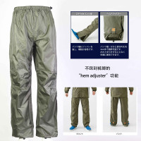 日本戶外HEMADJUSTER壓膠輕薄防水長褲徒步登山旅行雨褲騎行衝鋒