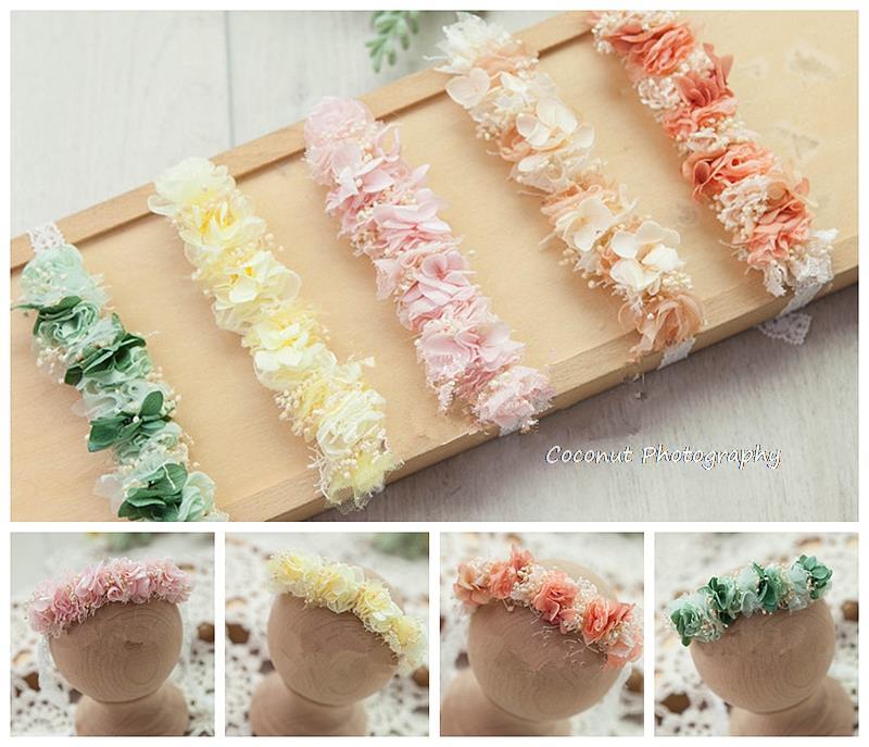 Kids Toddler Newborn Headband Baby Girl Hearband Hair Accessories Flower Girl Headwear Newborn Photography Props