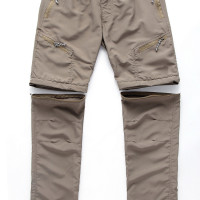 戶外速乾褲男女夏季長褲子薄款兩截可拆卸五分短褲登山超輕快乾褲