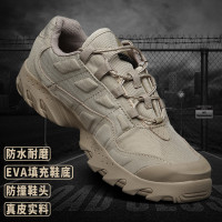 軍迷戶外男鞋春秋運動鞋爬山徒步鞋戰術防水透氣防滑低幫登山鞋男