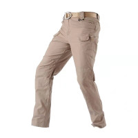 戶外休閒褲工裝褲執政官戰術褲男夏季速乾寬鬆勞保褲作訓褲多口袋褲