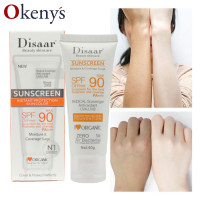 Солнцезащитный крем Disaar Spf 90 + +, увлажняющий солнцезащитный крем для защиты кожи, 80 г, уход за лицом, предотвращает повреждение кожи, удаляет pigareau Sp 40g