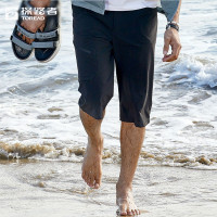 探路者短褲男夏季戶外快乾男褲透氣耐磨五分褲寬鬆休閒褲大尺碼褲子