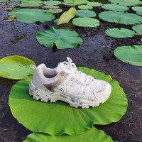 休閒運動鞋女輕便防滑登山鞋女增高秋冬款戶外防水沙漠徒步鞋悍途