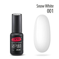 Гель лак для ногтей PNB Gel Polish UV/LED покрытие для маникюра и педикюра глянцевый 001 4 мл