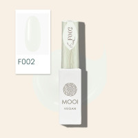 Гель лак для ногтей MOOI vegan Gel Nail Polish UV/LED F002 покрытие для маникюра и педикюра молочно-белый 8 мл