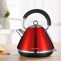 Morphy Richards MR7076A Электрический чайник 1,5 л Нержавеющая сталь Быстрый нагреватель воды для дома и офиса Чайник Кофейник Ретро стиль