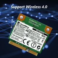 AR5B225 Mini PCIe 300M + Bluetooth 4,0 WLAN Wi-Fi беспроводная сетевая карта для настольного компьютера сетевая карта 300M мини PCI-E Wi-Fi адаптер