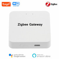 Датчик утечки воды Tuya Zigbee для умного дома, Умный клапан с переливом, хаб для охранной системы, домашняя сигнализация