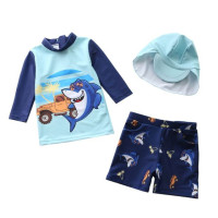 2022 детский купальник для маленьких мальчиков, детский купальный костюм с солнцезащитной шапочкой, одежда для серфинга, детский солнцезащитный пляжный купальный костюм для младенцев