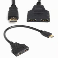 HDMI Splitter HD 1080P Video Switch Adapter 1 Input 2 Output