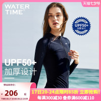 WaterTime潛水服女防曬保暖衝浪服兩件式水母衣溼衣長袖長褲遊泳衣