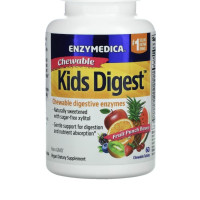 Пищеварительные Ферменты для Детей ENZYMEDICA Kids Digest 60 жевательных таблеток