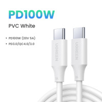 UGREEN PD100W Кабель USB C к USB Type C QC4.0 Кабель для быстрой зарядки для Macbook Samsung S9 Plus Кабель USB Type C для Huawei P30