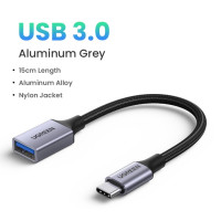 Переходник UGREEN USB-C/USB 3,0, кабель OTG, Thunderbolt 3-USB, кабель OTG для MacBook Pro, Xiaomi Mi 9 USB-C